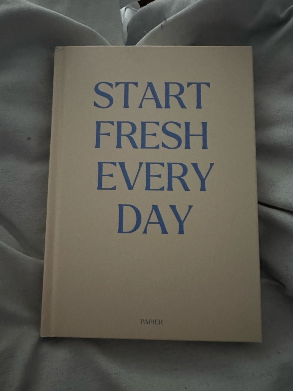 Papier Productivity Planner Hardcover in Blue and Beige